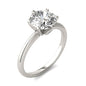 AGI Certified 3 CTW Lab Grown Diamond Solitaire Engagement Ring – Round, Asscher, Emerald, or Princess Cut – G-VS Clarity, 14K White Gold