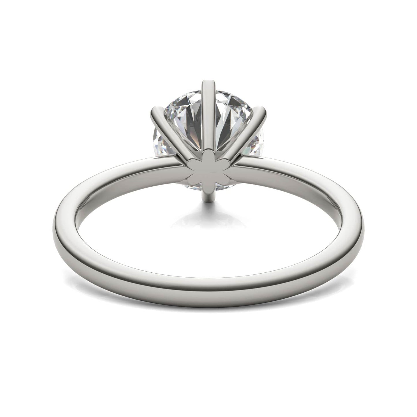 AGI Certified 3 CTW Lab Grown Diamond Solitaire Engagement Ring – Round, Asscher, Emerald, or Princess Cut – G-VS Clarity, 14K White Gold
